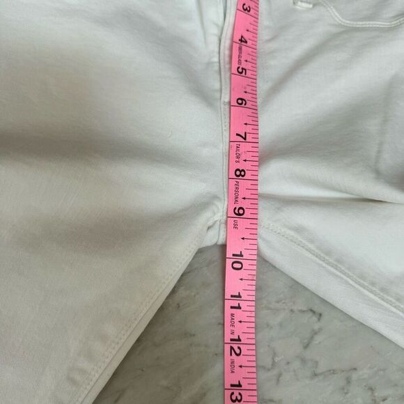 Hudson women’s midrise super skinny ankle white jeans size 26 - Picture 8 of 9